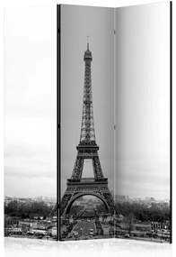 Paravento Parigi: foto b/n II - Torre Eiffel in bianco e nero