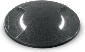 Way round segnapassi ip67 1 luce attacco gx53 nero 16cm doppio fasc...