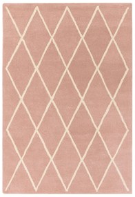 Tappeto in lana rosa tessuto a mano 80x150 cm Albany - Asiatic Carpets