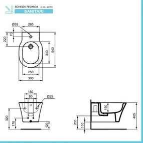 Sanitari Ideal Standard Connect sospesi Rimless AquaBlade copriwater originale