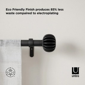 Mantovana estensibile in acciaio 107 - 305 cm Finn - Umbra