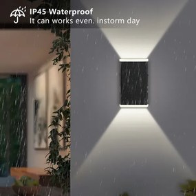 Brilagi - Lampada solare da parete SUN GUARD LED/2W/3,7V 2000mAh IP45