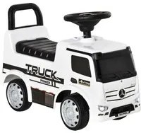 Auto Macchina Cavalcabile per Bambini con Licenza Mercedes Truck Power Bianca