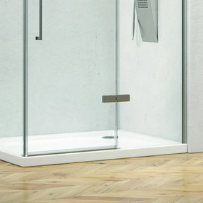 Box doccia 100x70 anta battente vetro anticalcare 8mm altezza 200h KT5000 - KAMALU