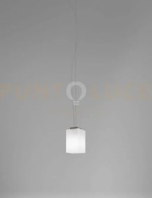 Tubes sospensione 20 bianco lucido nickel opaco 1 luce attacco e27