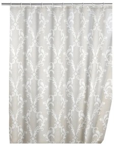 Tenda da doccia grigia con finitura antimuffa , 180 x 200 cm Baroque - Wenko