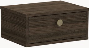 Comodino da parete in legno Monfort