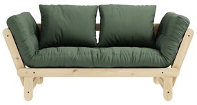 Divano variabile Naturale Chiaro/Verde Oliva Beat - Karup Design