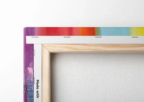 Stampa su tela – Pittura a olio della città