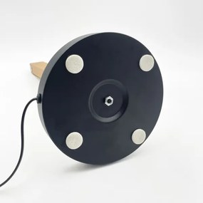 Lampada da tavolo LED VERDE LED/10W/230V 3000K rovere/nero