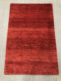 Loribaft Tappeto 120x80 Rosso (Iran) Annodato A Mano