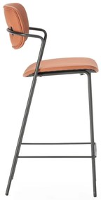 Set di sgabelli da bar color mattone in set da 2 (altezza seduta 68 cm) Maika - Marckeric