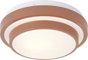 Plafoniera moderna Sienna con bianco 25cm IP44 - Walden