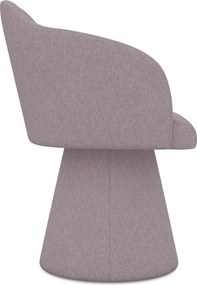 Sedia da pranzo lavanda in imbottito Kanoa – Makamii