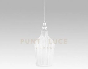 Cleofe s/12 - lampadario sospeso 1 luce attacco e27 in vetro colore...