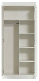 Armadio in pino bianco 77x175 cm Connect - WOOOD