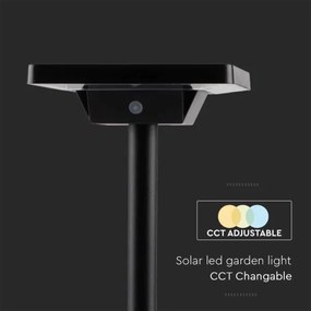 Lampada solare LED da esterno LED/2W/3,7V IP65 3000/4000/6500K 2600 mAh