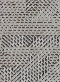 Arte International Carta da parati Oblique - Braun/ Schwarz