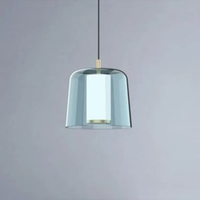 Lampadario Moderno Frieda oro paralume oro G9 MILOOX