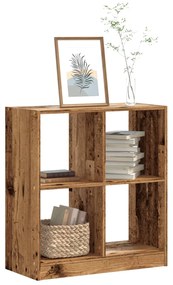 Libreria legno antico 68,5x32x75 cm in legno multistrato