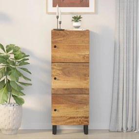 Credenza con 3 ante 40x33x110 cm legno massello mango e ferro