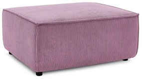 Sgabello in velluto a coste rosa Nihad - Bobochic Paris