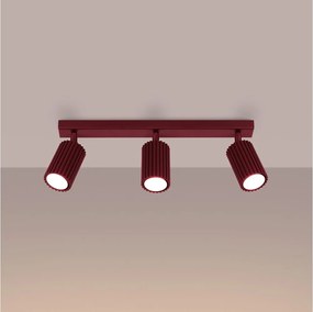 Brilagi - Faretto LED CRESTO 3xGU10/10W/230V bordeaux