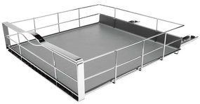 Organizzatore da cucina in acciaio inox - simplehuman