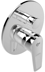 Rubinetto per doccia getto laminare cristallino a 2 manopole Ceramix Blue cromo lucido IDEAL STANDARD