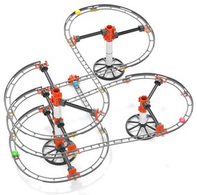 Skyrail Starter Set - Pista per biglie 96 pezzi