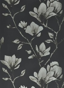 Harlequin Tapete Lotus - Onyx/ Silver