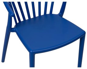 Sedia da esterno blu in plastica Capri – Bonami Essentials