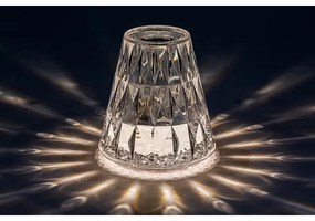 Rabalux 76004 - LED RGB Lampada da tavolo ricaricabile dimmerabile SIGGY LED/2W/5V 3000K