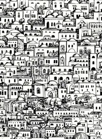 Cole & Son Carta da parati Mediterranea - White and Black