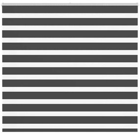 Tenda A Rullo Zebra Nero Larghezza Tessuto 150,9 Cm Poliestere /