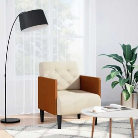 Divano Sedia Con Braccioli 55 Cm Lino /