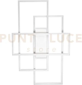 Frame plaoniera rettangoli led 2700k 33w 3500 lm bianco 41cm
