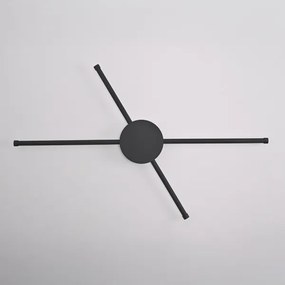 Brilagi - Applique a LED LUGO QUATTRO LED/16W/230V nero