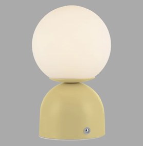 Schöner Wohnen 19218-81 - Lampada da tavolo LED dimmerabile RUDI LED/1,2W/5V gialla