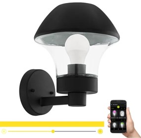 Eglo 97446 - Lampada LED da parete VERLUCCA-C 1xE27/9W/230V Bluetooth