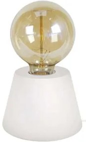 Tosel  Lampade d’ufficio lampada da comodino tondo legno bianco avorio  Tosel