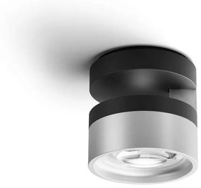 LIGHT-POINT Design by Studio F. A. Porsche - Blade C1 Slim Plafoniera Matt Black/Satin Silver Light-Point