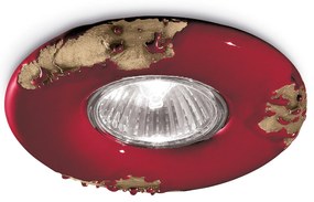 Spot Vintage Ceramica Bordeaux 1 Luce Gu10 11Cm