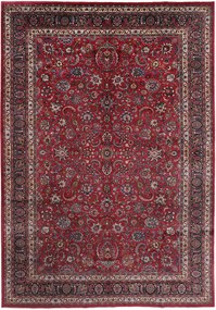 Mashad Tappeto persiano 490 x 340 Rosso (Iran) Annodato A Mano