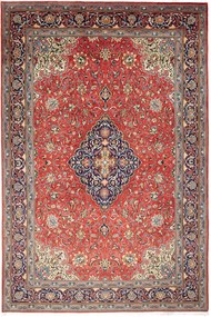 Sarouk Tappeto 330x220 Rosso (Iran) Annodato A Mano