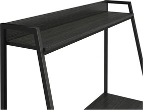 Scrivania a muro con piano effetto rovere 51x111 cm Bushwick - Novogratz