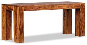 Panca in legno massello di sheesham 110x35x45 cm