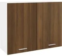 Mobile Pensile Rovere Marrone 80x31x60 cm in Legno Multistrato cod mxl 70998