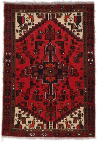 Hamedan Tappeto 90 x 130 (Iran) Annodato A Mano