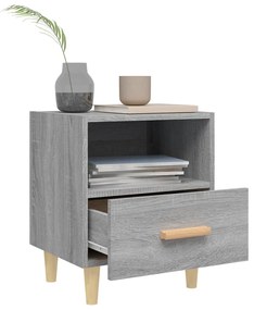 Comodini 2 pz Grigio Sonoma 40x35x47 cm